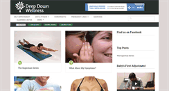 Desktop Screenshot of deepdownwellness.com